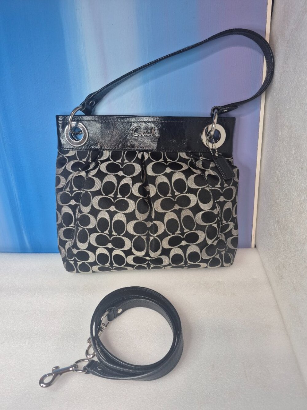 Coach Ashley Hippie Handbag Shoulder bag Purse